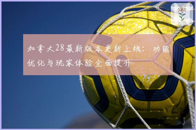 加拿大28最新版本更新上线：功能优化与玩家体验全面提升